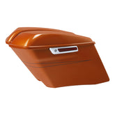 HR3 Amber Whiskey CVO Stretched Saddlebags For 14-23 Harley Touring